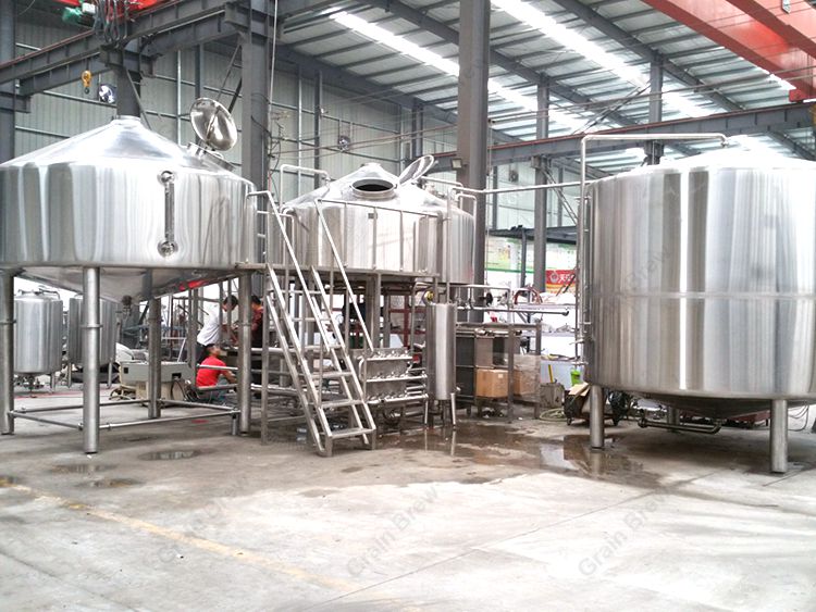 6000L Large Scale Brewing Equipment Brewhouse